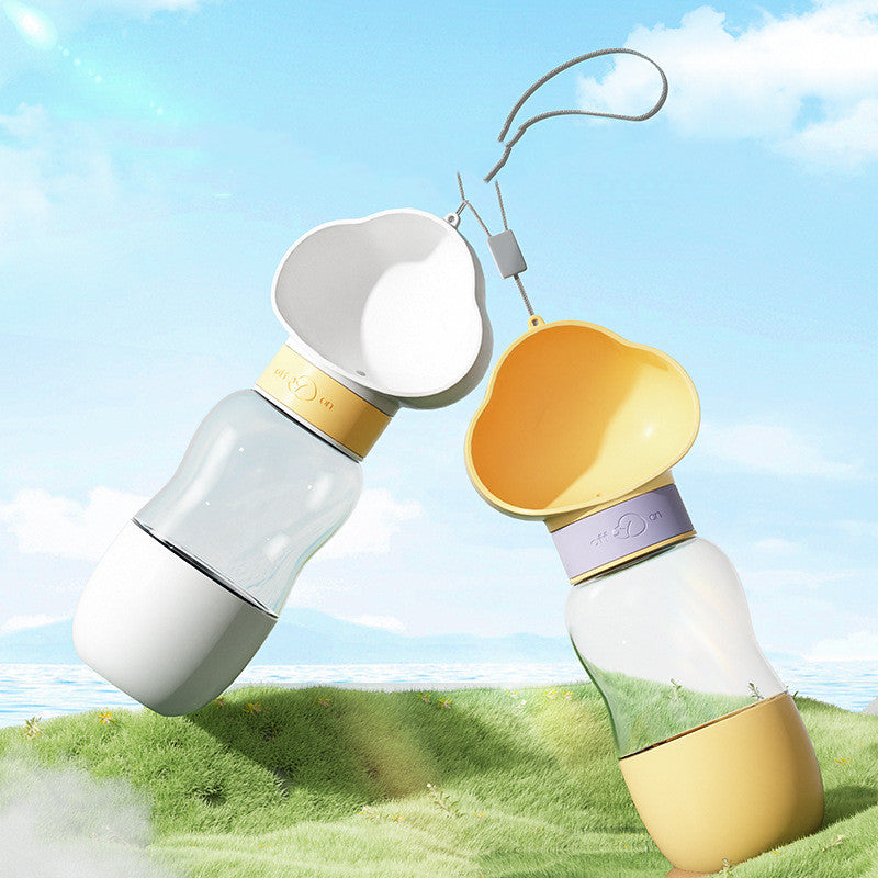 Portable Pet Water Cup for Dogs & Cats – Twist-On Drinking Bottle for Walking & Travel