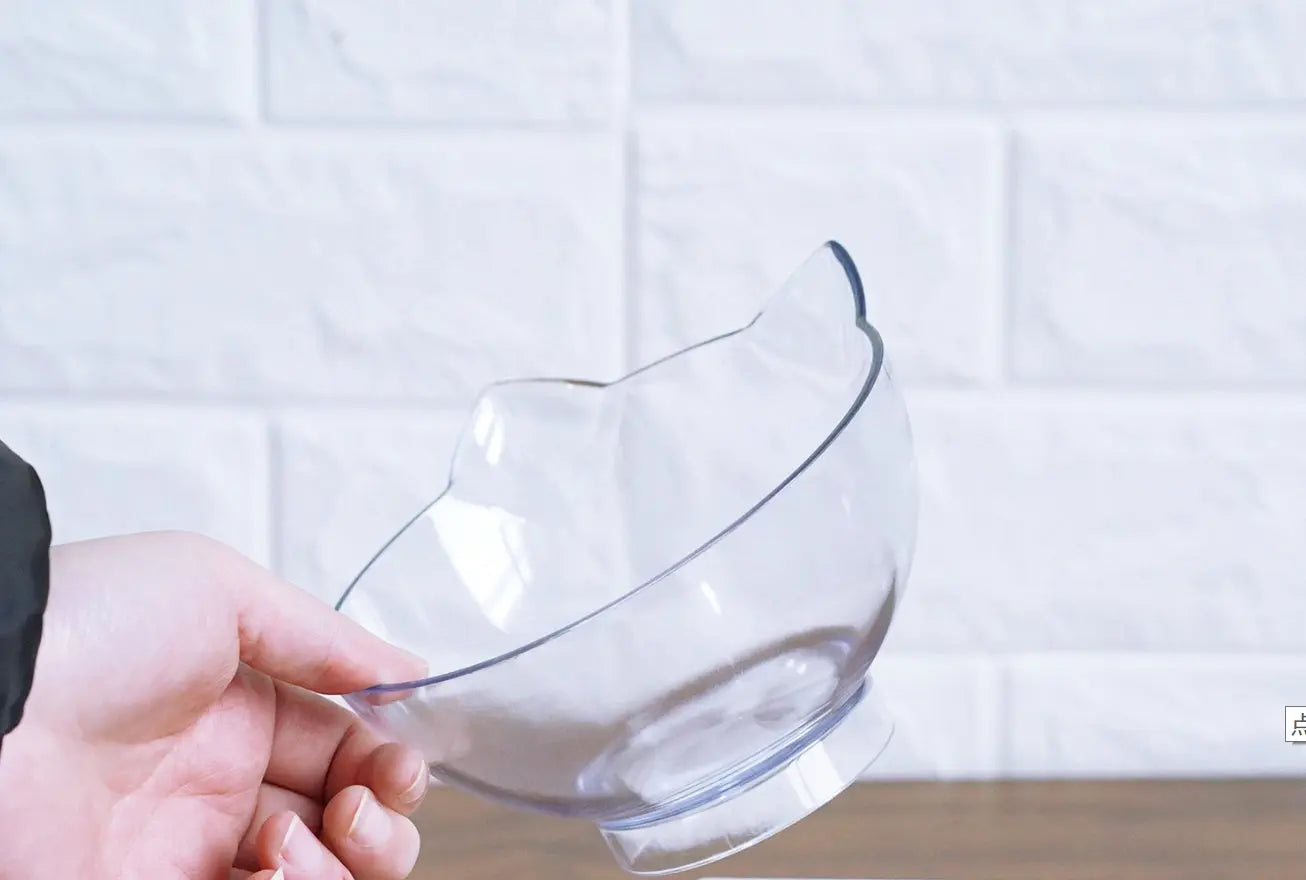 Transparent Single Pet Bowl null