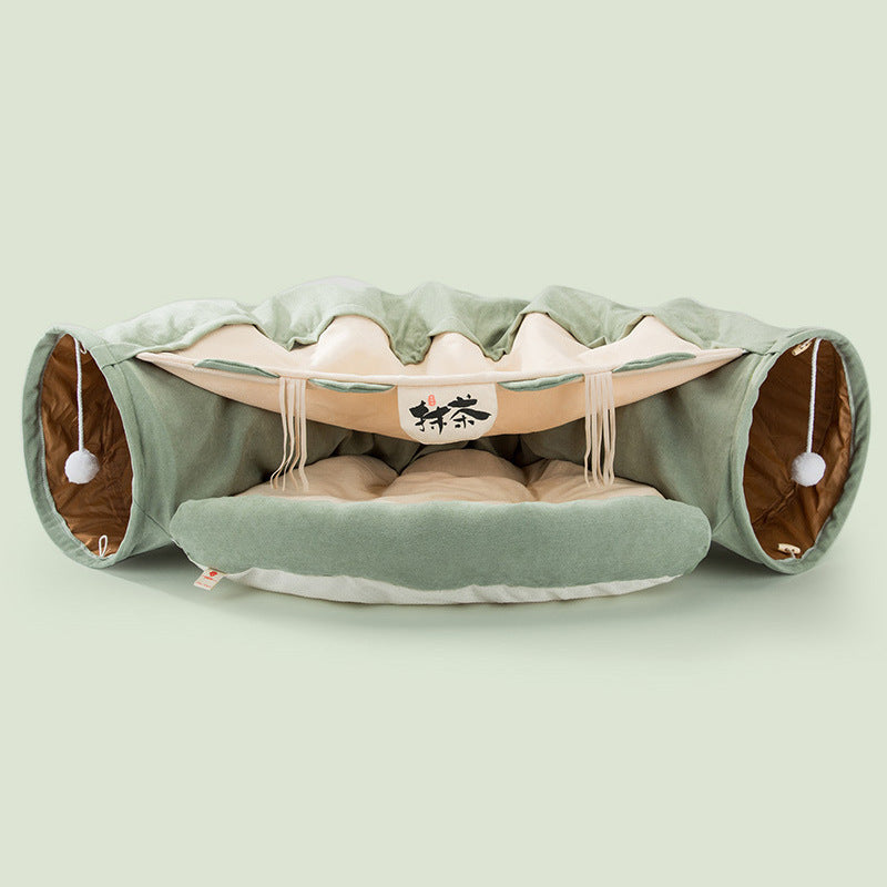 Collapsible Cat Tunnel – Durable & Washable Play Tube for Cats, Interactive Cat Toy