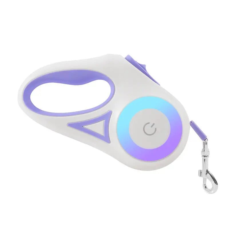 Retractable Dog Leash with One-Button Brake – 3m & 5m Automatic Extendable Pet Traction Rope with Optional Collar mzon store