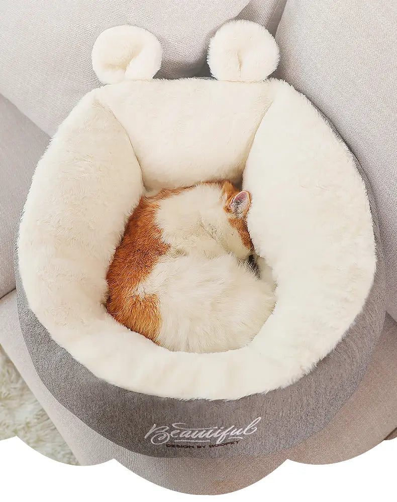 Warm Dog Sleeping Bag Bed – Soft Plush Puppy Cushion Kennel Nest for Small & Medium Dogs mzon store