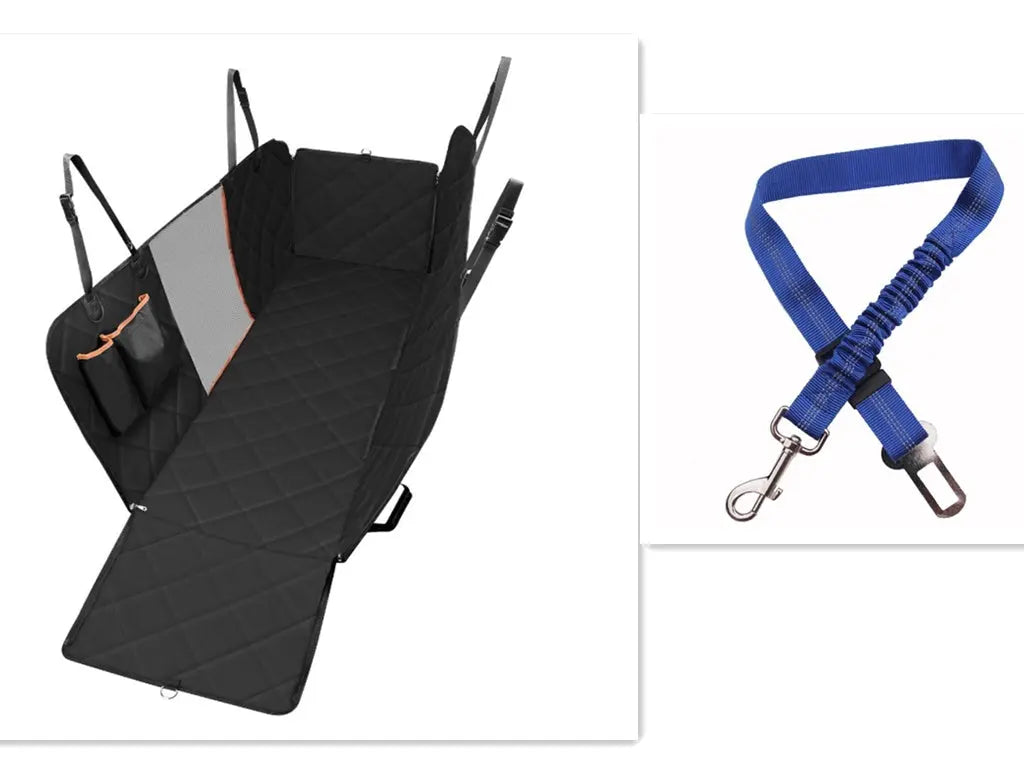 Waterproof Dog Car Seat Cover Hammock with Mesh Window mzon store