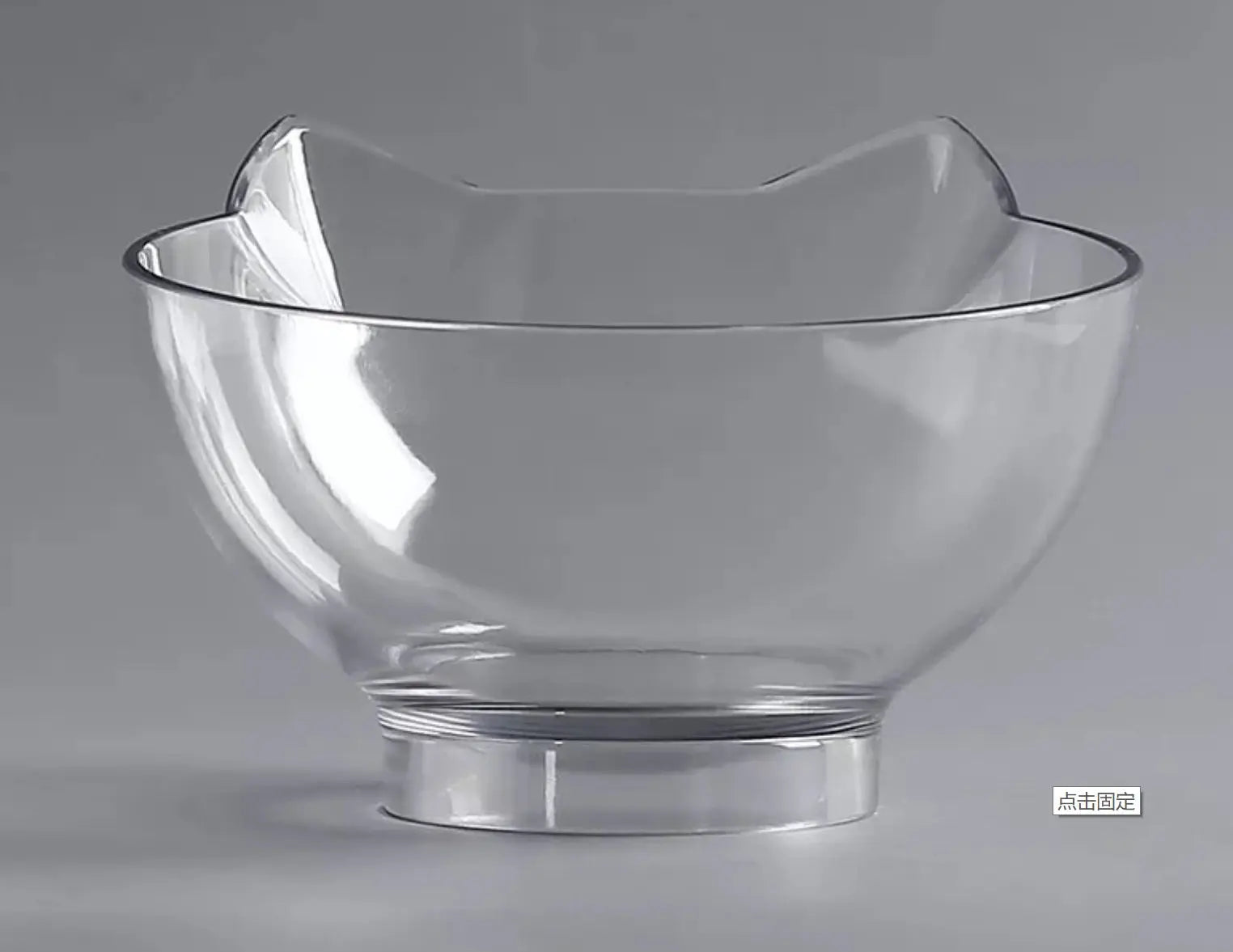 Transparent Single Pet Bowl null