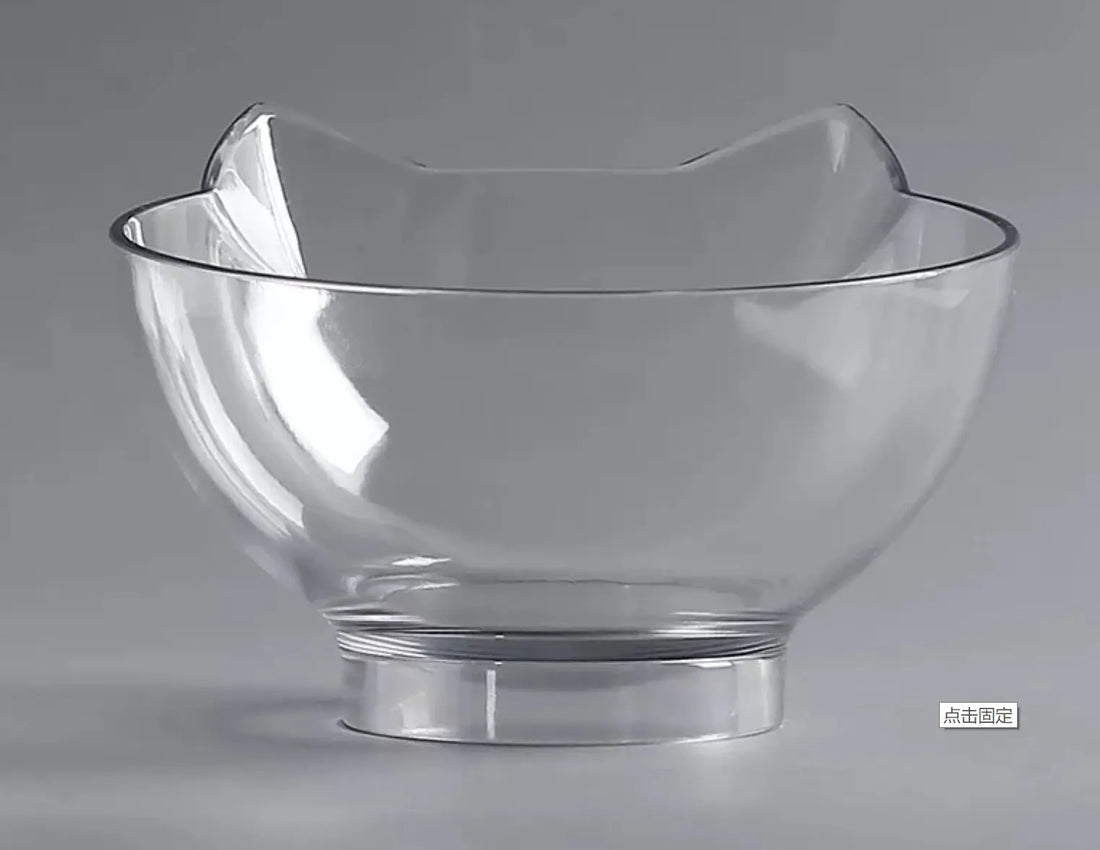 Transparent Single Pet Bowl null