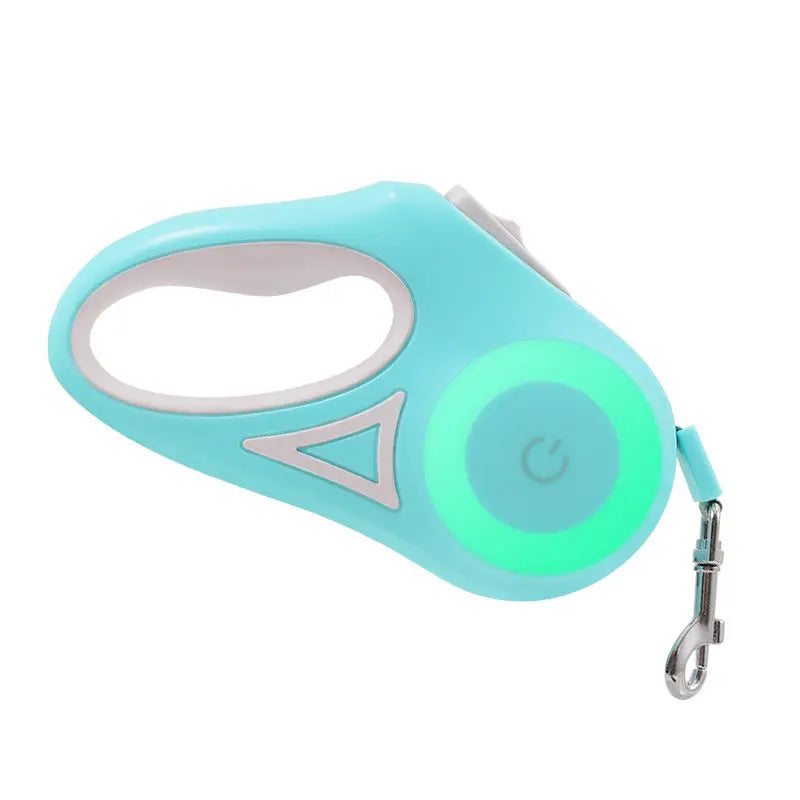 Retractable Dog Leash with One-Button Brake – 3m & 5m Automatic Extendable Pet Traction Rope with Optional Collar mzon store