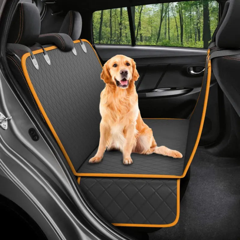 Waterproof Dog Car Seat Cover Hammock with Mesh Window mzon store