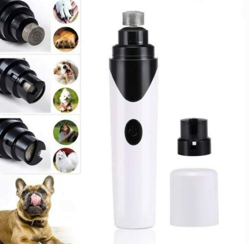 Electric Pet Nail Grinder – Low Noise USB Rechargeable Dog & Cat Nail Trimmer (Safe & Painless Grooming Tool)