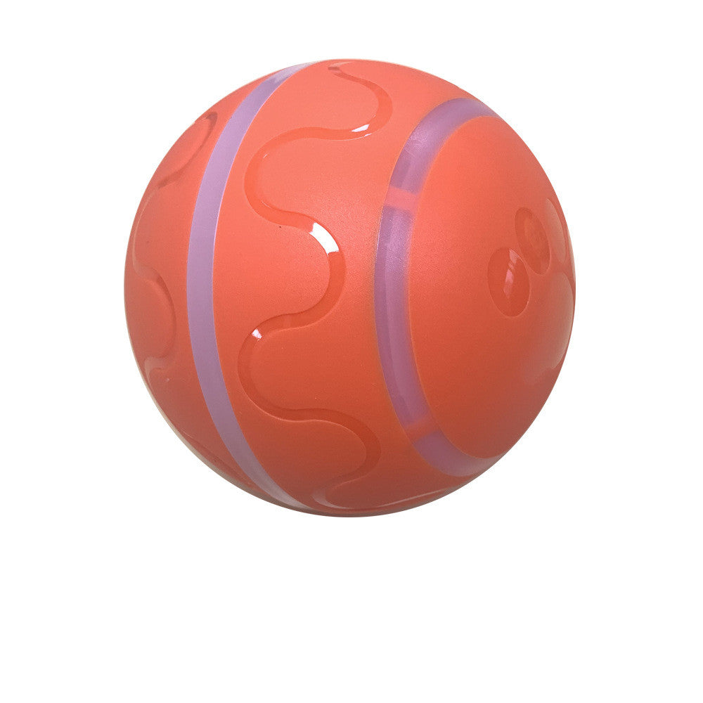 Automatic Interactive Cat Ball Toy – USB Rechargeable Self-Rotating Smart Ball with Crazy Mode (Remote Control Option)