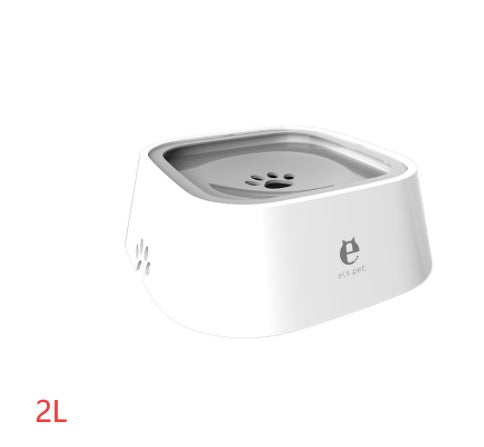 1.5L Floating Dog & Cat Water Bowl – Anti-Overflow Slow Water Feeder with Splash-Proof Design (Travel & Home Use)