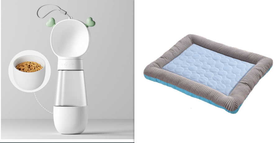 Pet Cooling Pad for Dogs & Cats – Ice Silk Summer Cooling Mat with Non-Slip Bottom (Breathable & Washable)