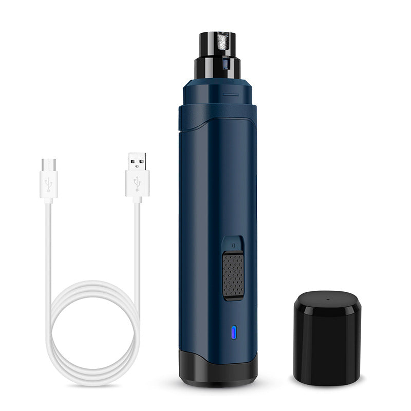 Electric Pet Nail Grinder – Low Noise USB Rechargeable Dog & Cat Nail Trimmer (Safe & Painless Grooming Tool)