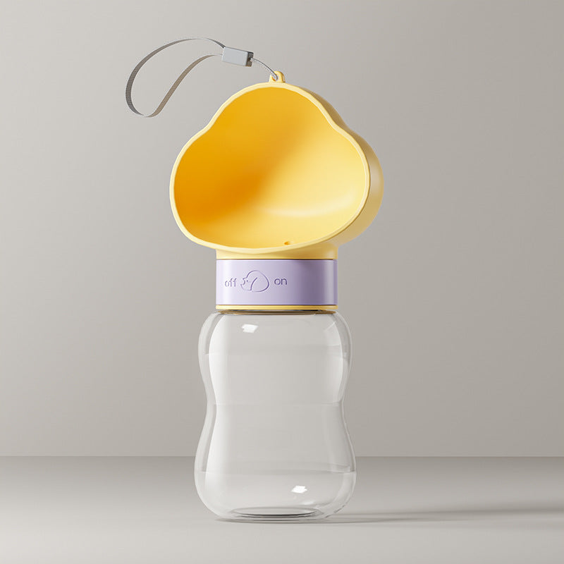 Portable Pet Water Cup for Dogs & Cats – Twist-On Drinking Bottle for Walking & Travel