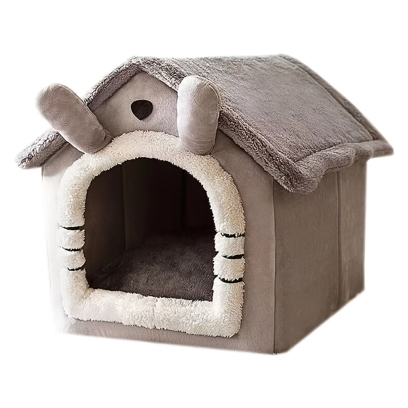 All Season Dog House Style Bed Removable Washable Pet Bed