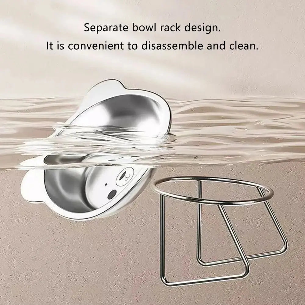 15° Elevated Stainless Steel Raised Cat Bowl Shop1105135890 Store