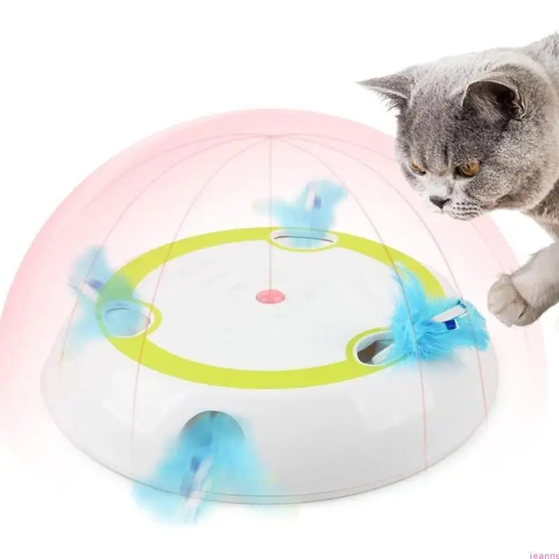 WhiskerWhirl™ – Automatic Cat Teaser & Stress Reliever