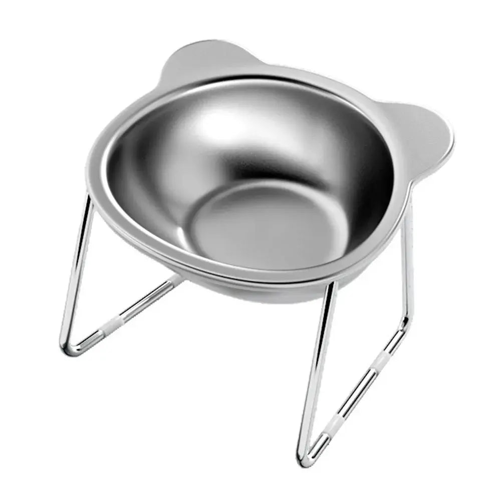 15° Elevated Stainless Steel Raised Cat Bowl Shop1105135890 Store