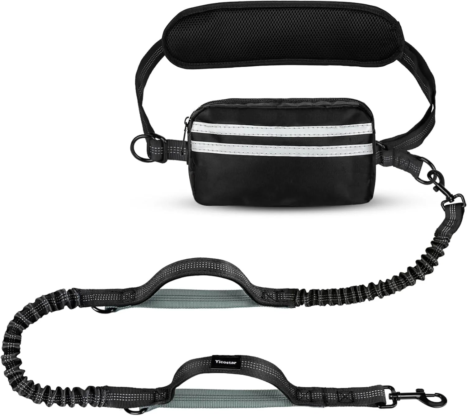 Walk Free: Hands-Free Dog Leash with Zipper Pouch