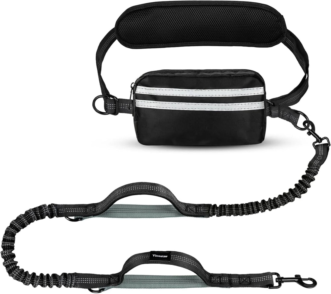 Walk Free: Hands-Free Dog Leash with Zipper Pouch