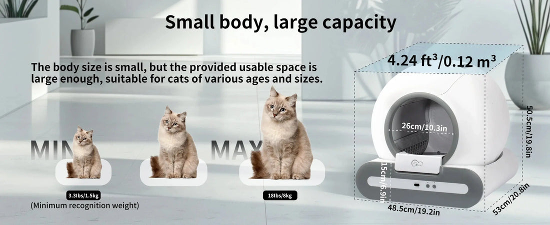 DOEL 65L Self-Cleaning Cat Litter Box with App TOPSNS Store