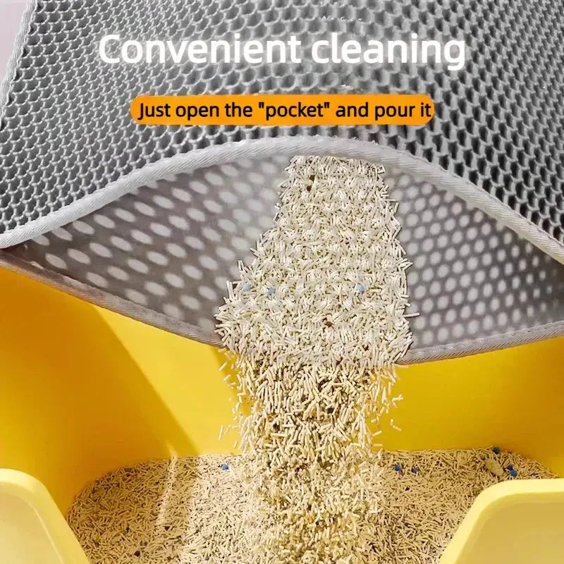 Double Layer Wear Resistant Waterproof Cat Litter Mat Nekoyn Petmart Store