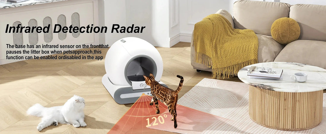 DOEL 65L Self-Cleaning Cat Litter Box with App TOPSNS Store
