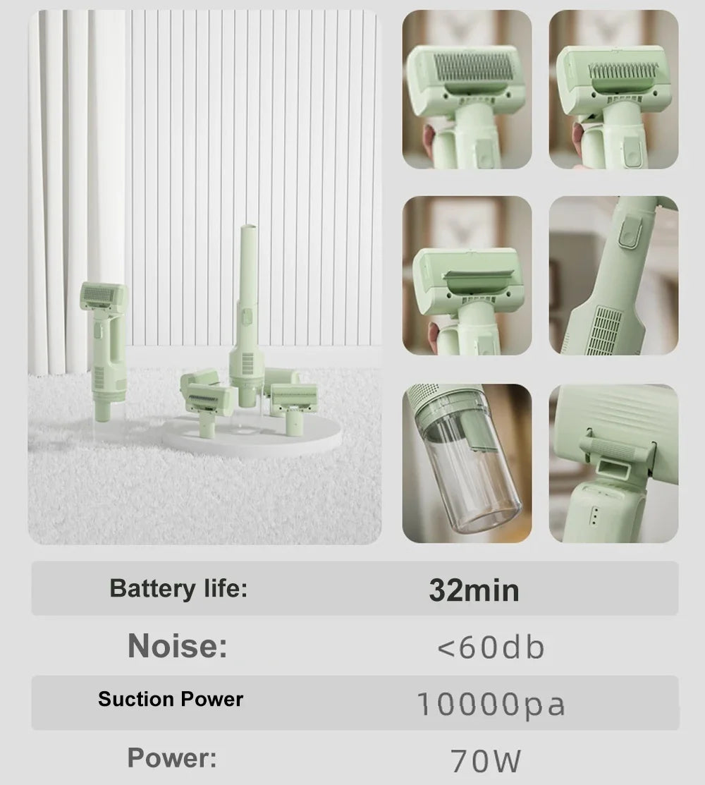 FurSuction™ 5-in-1 Pet Grooming Vacuum 🐾🧹