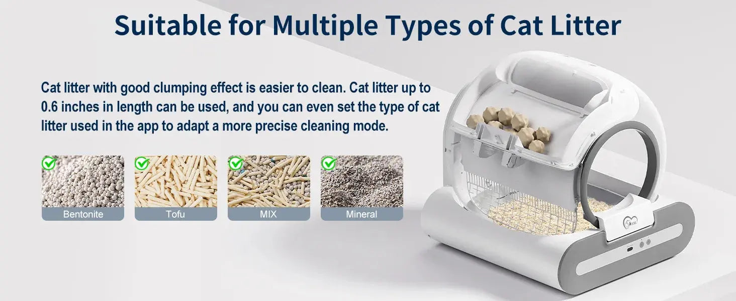 DOEL 65L Self-Cleaning Cat Litter Box with App TOPSNS Store
