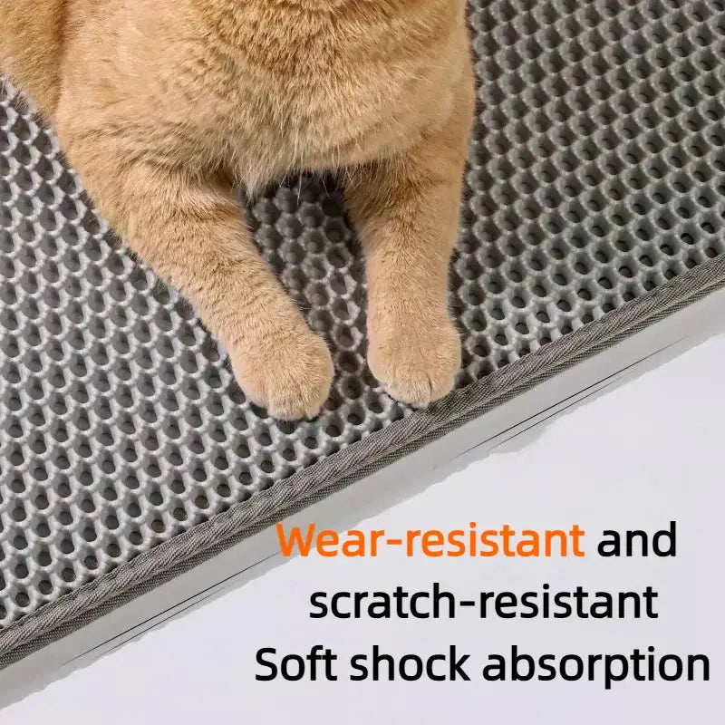 Double Layer Wear Resistant Waterproof Cat Litter Mat Nekoyn Petmart Store