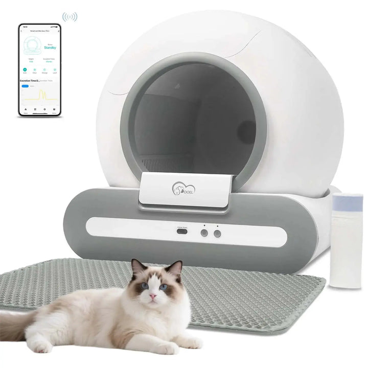 DOEL 65L Self-Cleaning Cat Litter Box with App TOPSNS Store