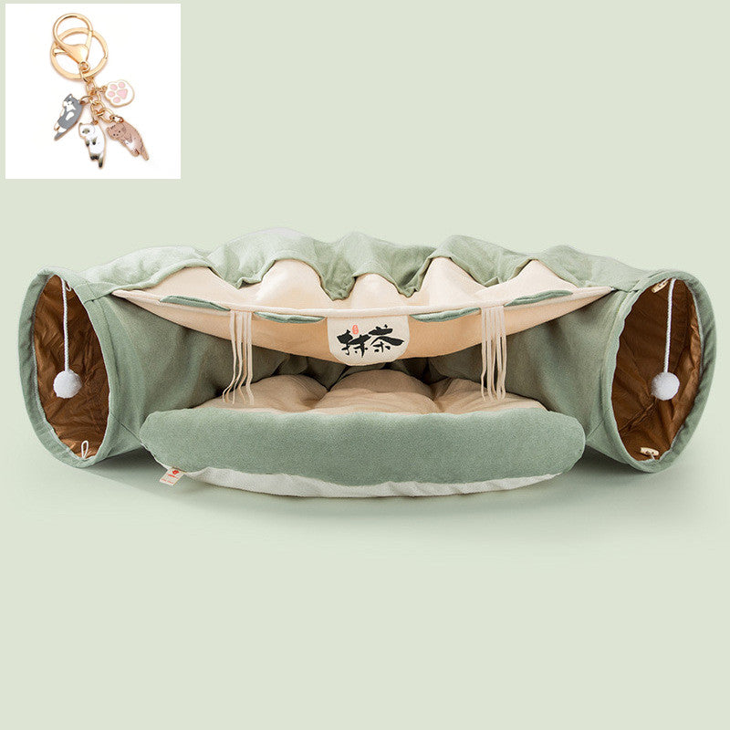 Collapsible Cat Tunnel – Durable & Washable Play Tube for Cats, Interactive Cat Toy