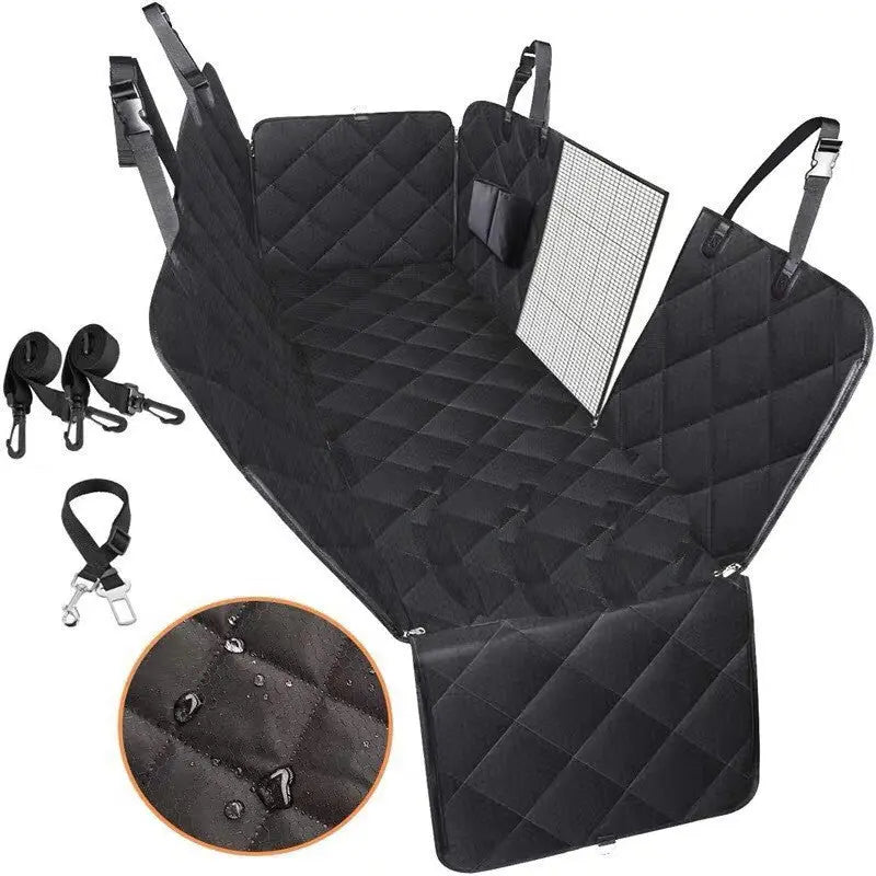Waterproof Dog Car Seat Cover Hammock with Mesh Window mzon store