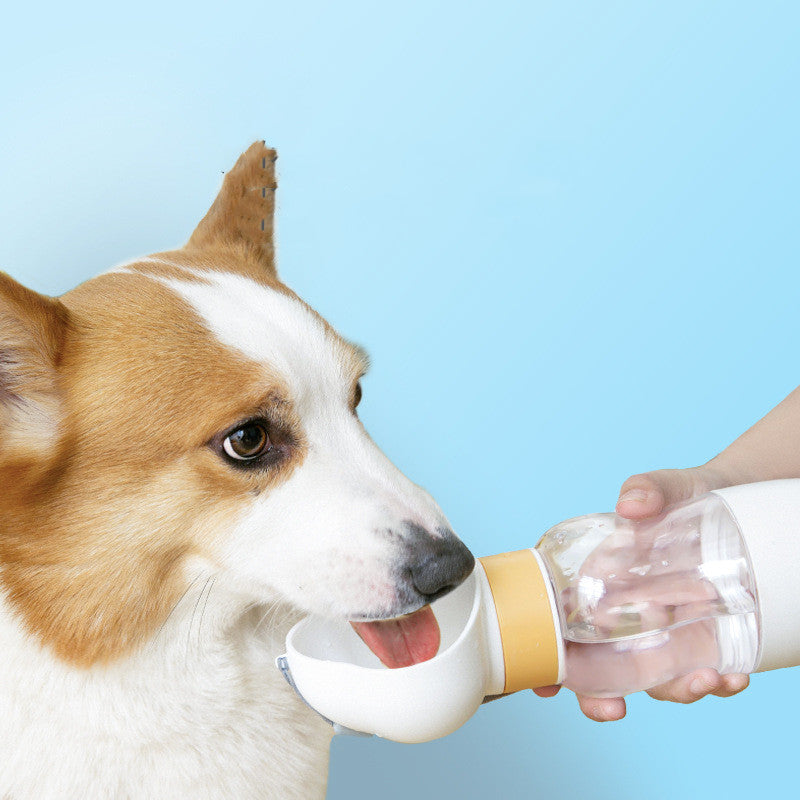 Portable Pet Water Cup for Dogs & Cats – Twist-On Drinking Bottle for Walking & Travel