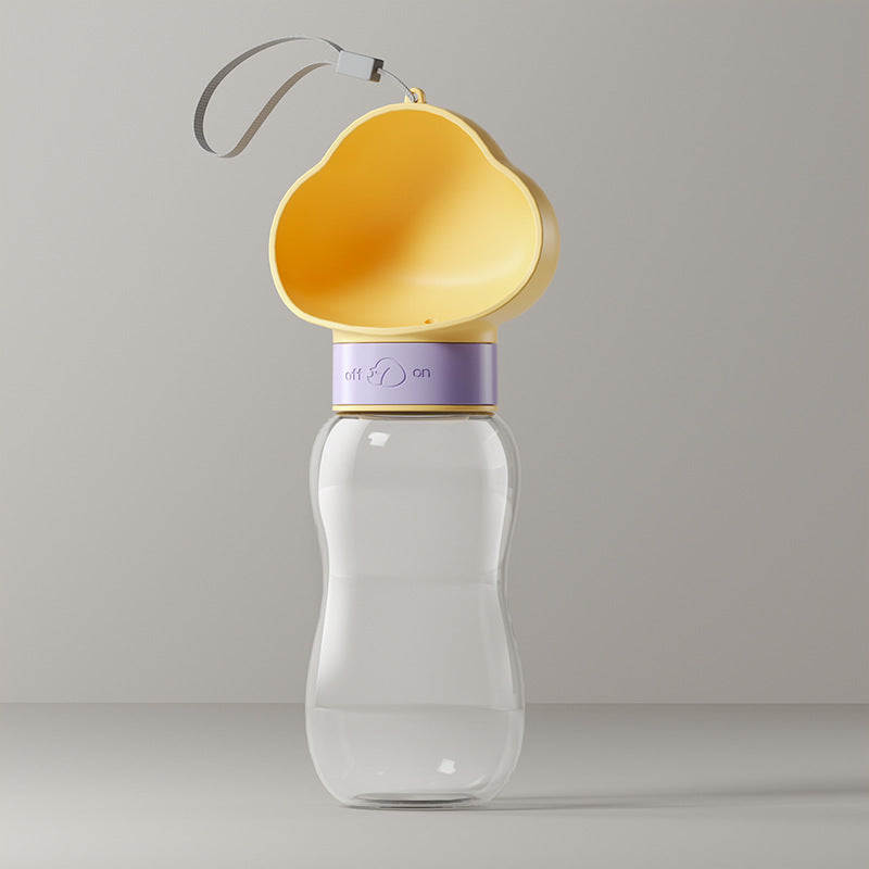 Portable Pet Water Cup for Dogs & Cats – Twist-On Drinking Bottle for Walking & Travel