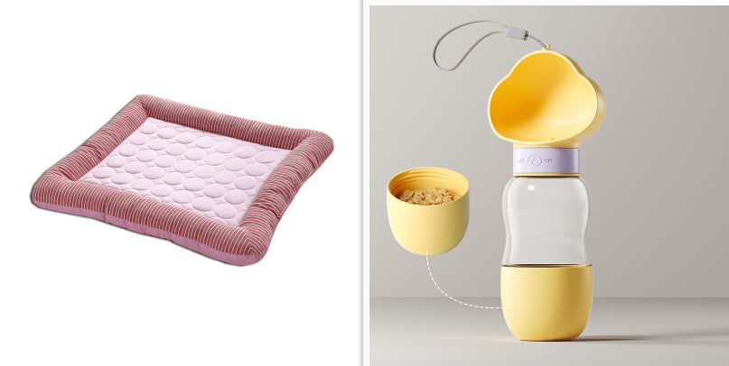 Pet Cooling Pad for Dogs & Cats – Ice Silk Summer Cooling Mat with Non-Slip Bottom (Breathable & Washable)